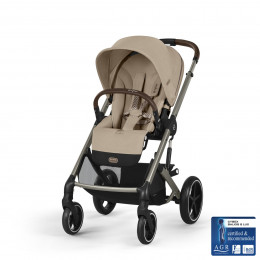 Коляска 3 в 1 Cybex Balios S Lux 2025, Almond Beige
